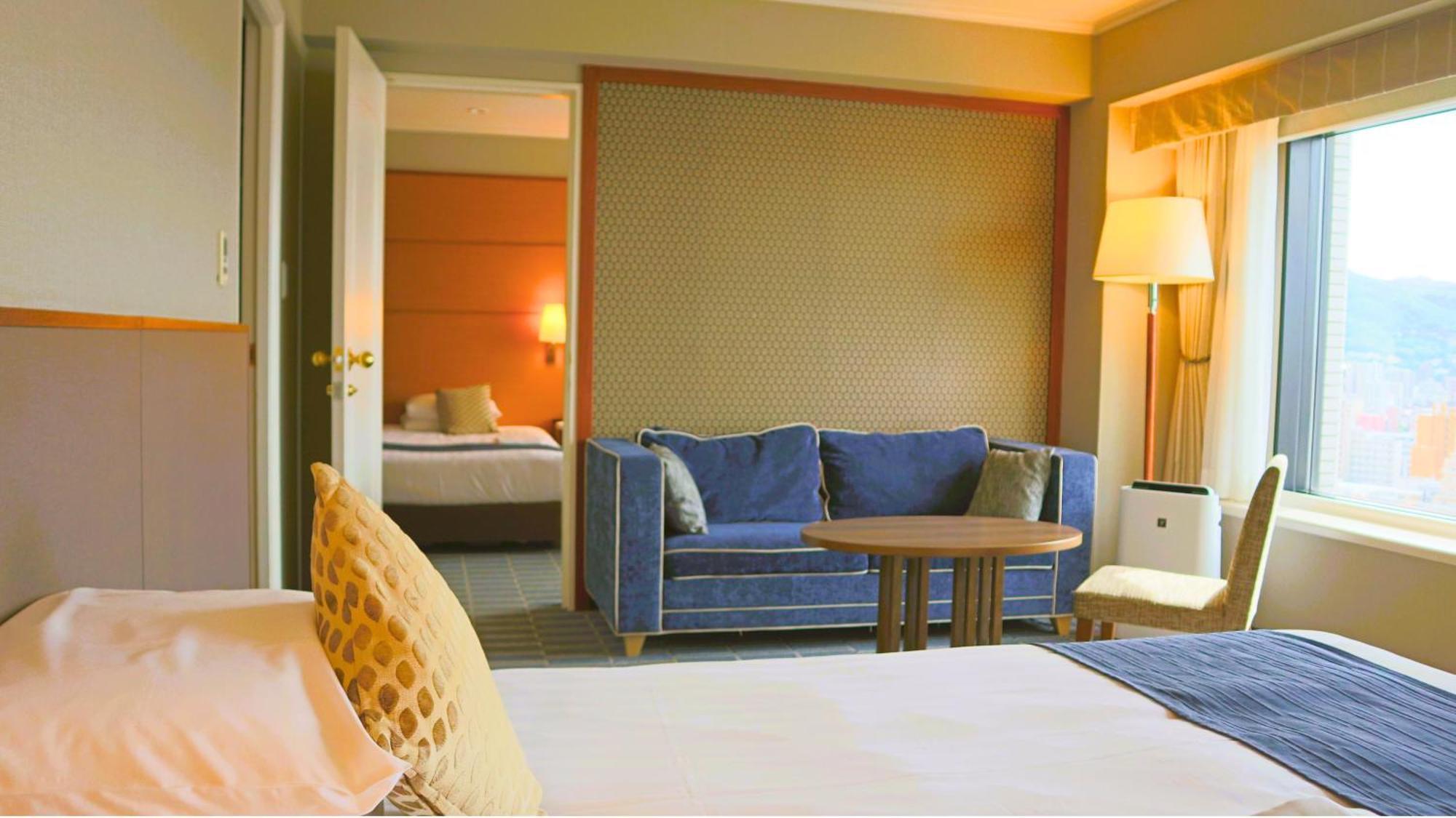 Premier Hotel Nakajima Park Sapporo Eksteriør billede A suite at the hotel