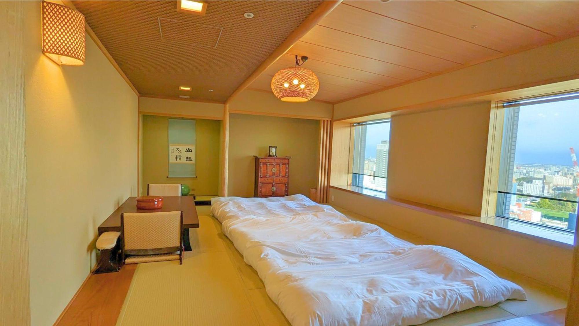 Premier Hotel Nakajima Park Sapporo Eksteriør billede A futon room